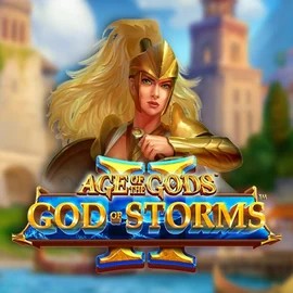 Age Of The Gods: God Of Storms 2 casino game by Playtech – featured logo at Glorion Casino