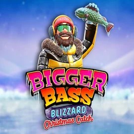 Official Slots logo: Bigger Bass Blizzard Christmas Catch by Pragmatic Play at Glorion Casino