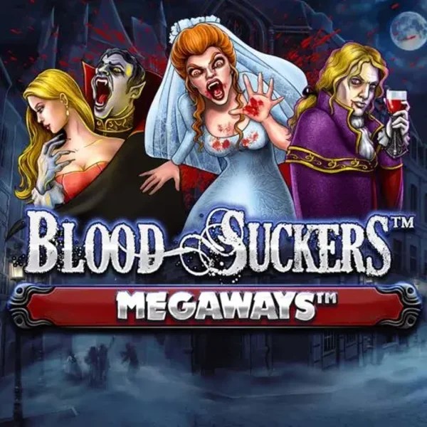 Blood Suckers Megaways online game logo by Red Tiger Gaming on glorion-casino.eu.com