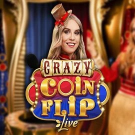 Crazy Coin Flip logo – Live Casino by Evolution at Glorion Casino