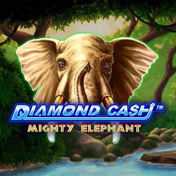 Diamond Cash Mighty Elephant slot icon by Greentube, available at Glorion Casino