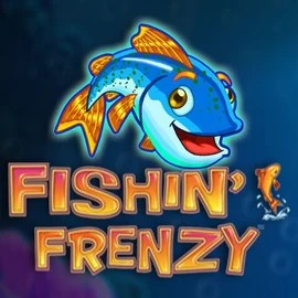 Fishin Frenzy online game logo by Blueprint Gaming on glorion-casino.eu.com