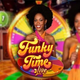 Official Live Casino logo: Funky Time by Evolution at Glorion Casino