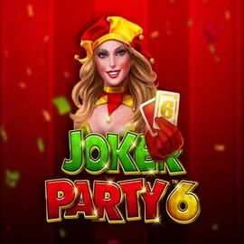 Joker Party 6 slot logo by Greentube at Glorion Casino