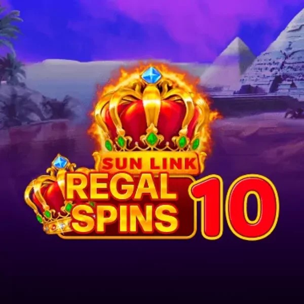 Regal Spins 10 logo by PatePlay Glorion Casino