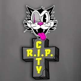 Slots logo of RIP City from Hacksaw Gaming at Glorion Casino