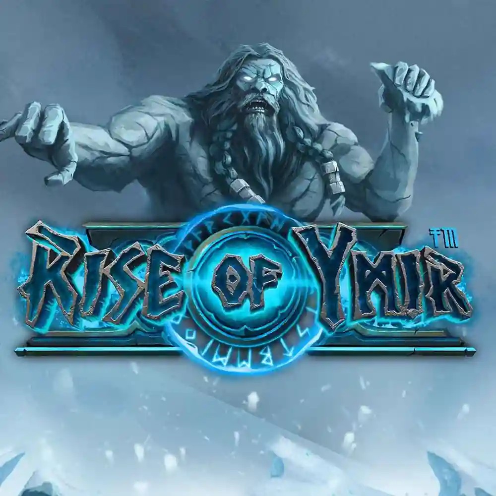 Rise of Ymir online game logo by Hacksaw Gaming on glorion-casino.eu.com