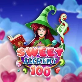 Sweet Alchemy 100 slot logo by Play'n GO at Glorion Casino